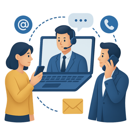 Contact us illustration